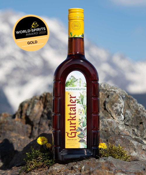 Gurktaler Alpenkräuter wurde mit dem gold World Spirits Award ausgezeichnet