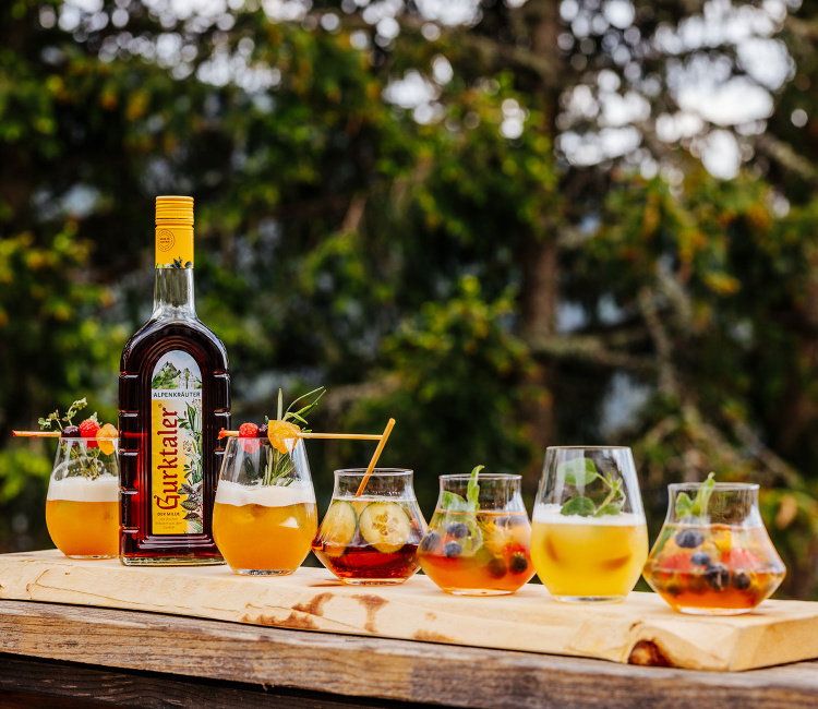 Gurktaler Alpenkräuter Cocktails
