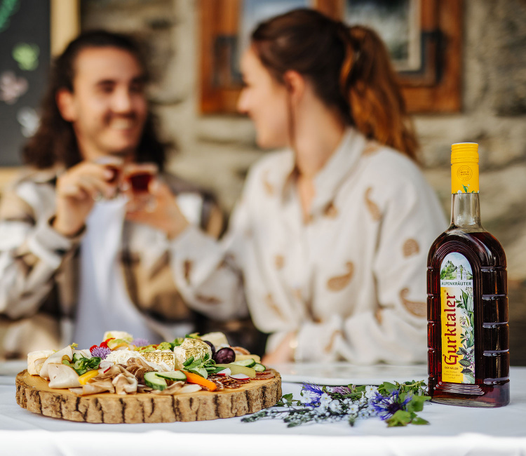 Gurktaler Brettljause mit Alpenkräuter